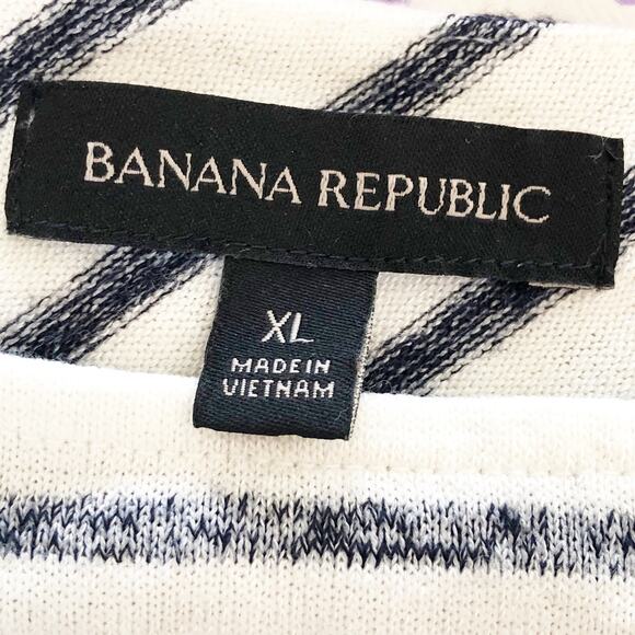 Banana Republic XL Knit Tank Stripe Soft Sleeveless Top - Picture 4 of 4